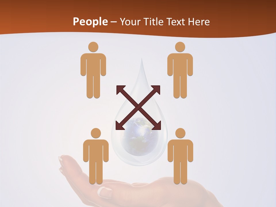 Thirsty Care Blue PowerPoint Template