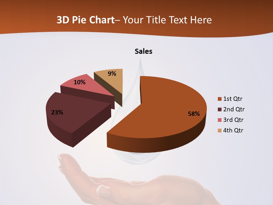 Thirsty Care Blue PowerPoint Template