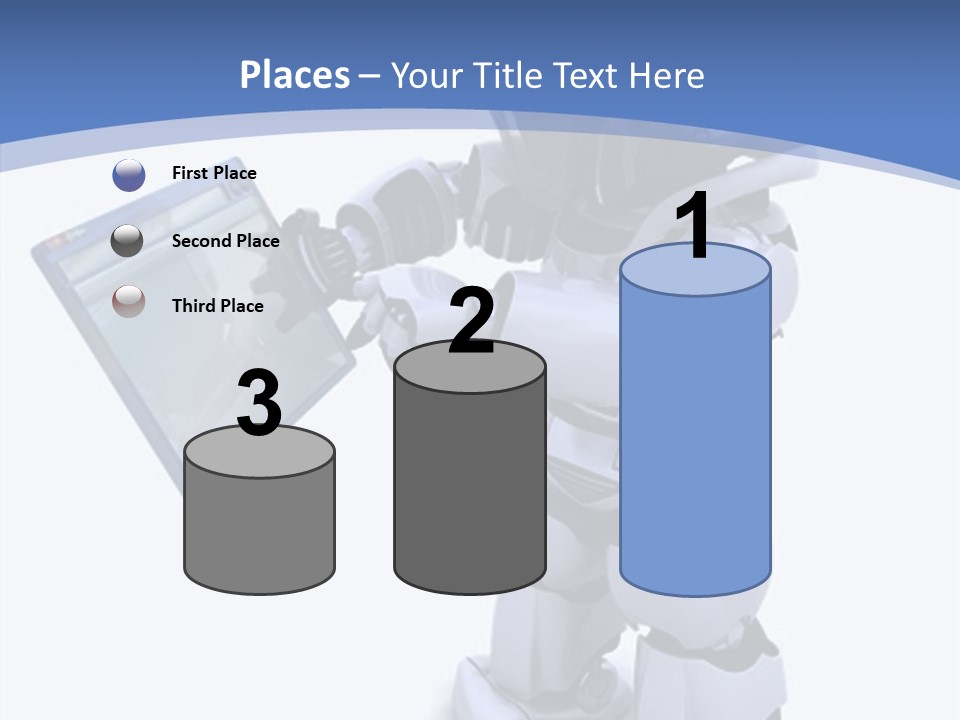 Electronics Navigate Chrome PowerPoint Template