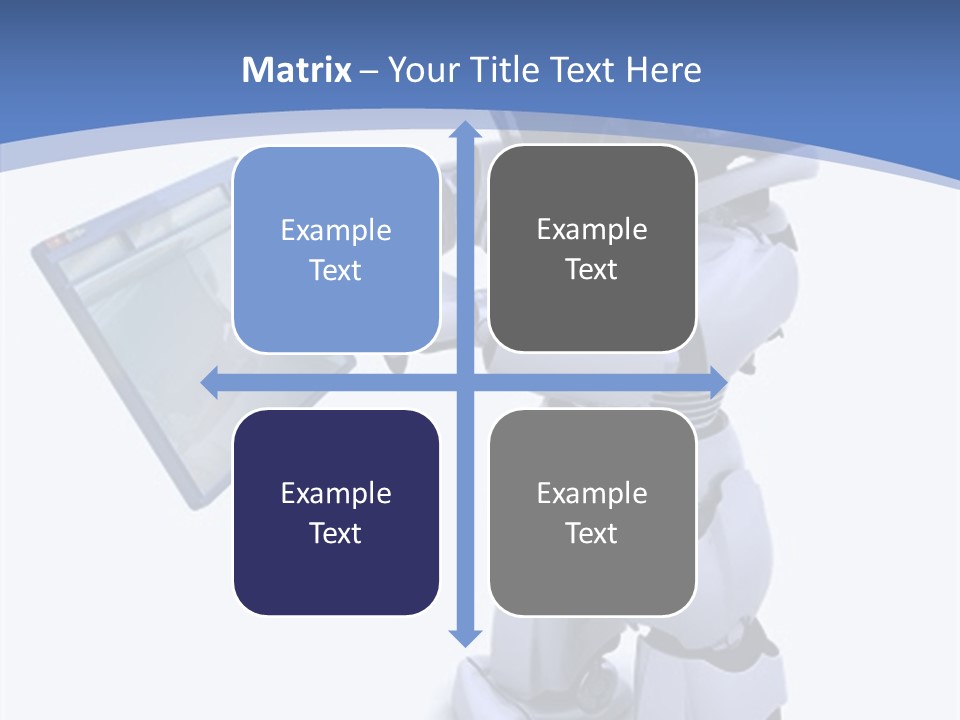 Electronics Navigate Chrome PowerPoint Template