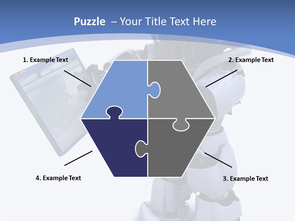 Electronics Navigate Chrome PowerPoint Template