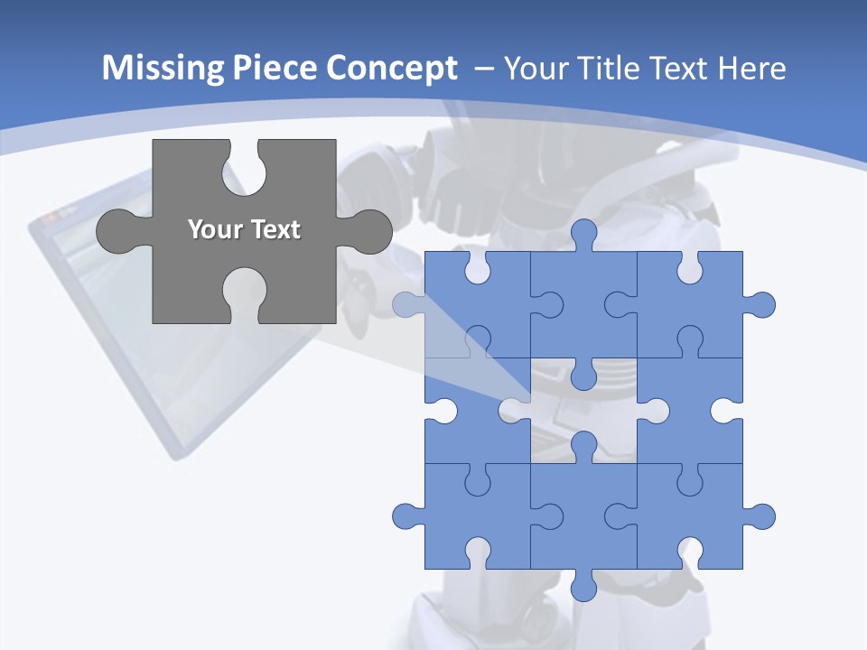 Electronics Navigate Chrome PowerPoint Template