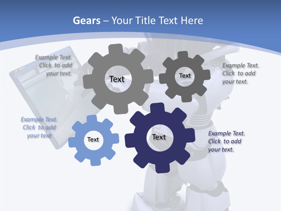 Electronics Navigate Chrome PowerPoint Template