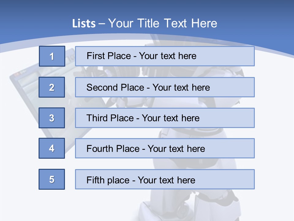 Electronics Navigate Chrome PowerPoint Template