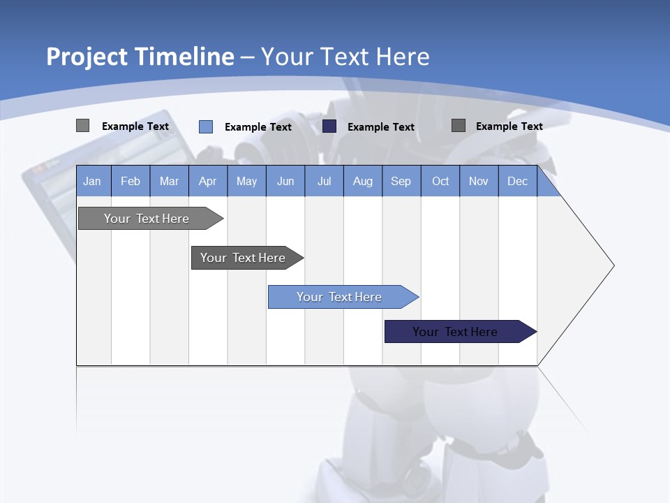 Electronics Navigate Chrome PowerPoint Template