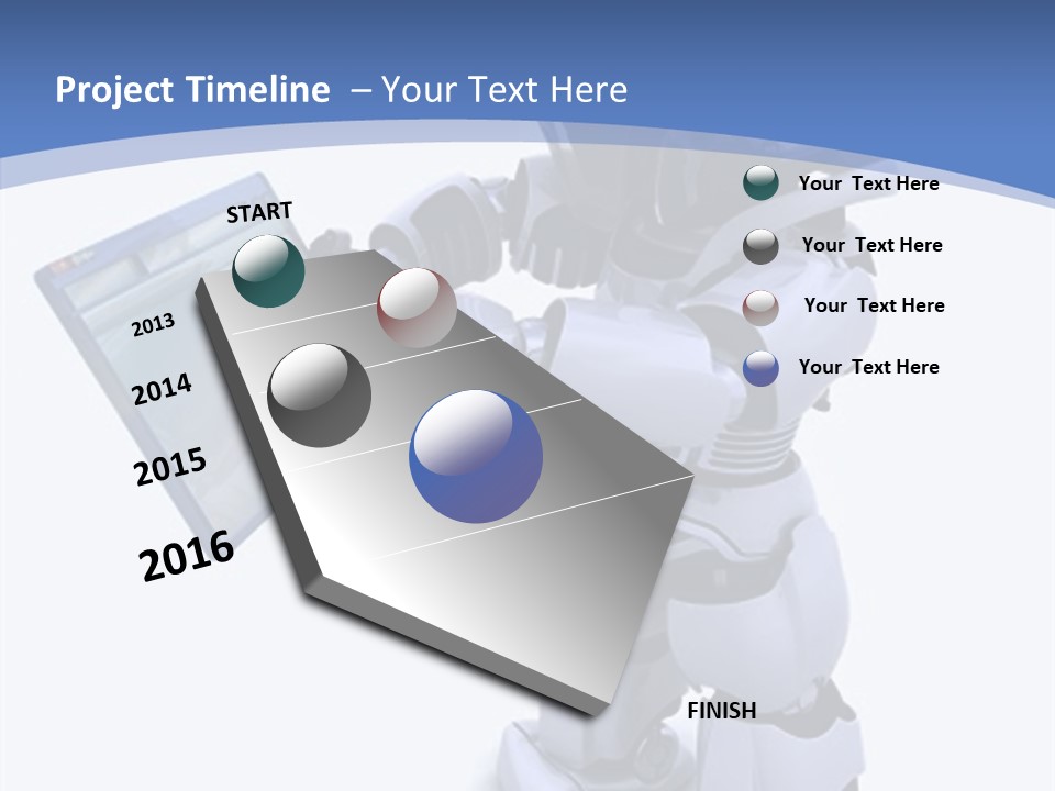 Electronics Navigate Chrome PowerPoint Template