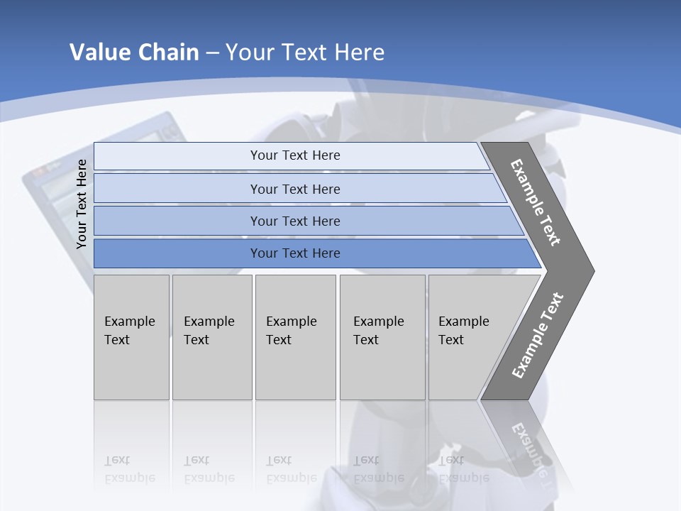 Electronics Navigate Chrome PowerPoint Template