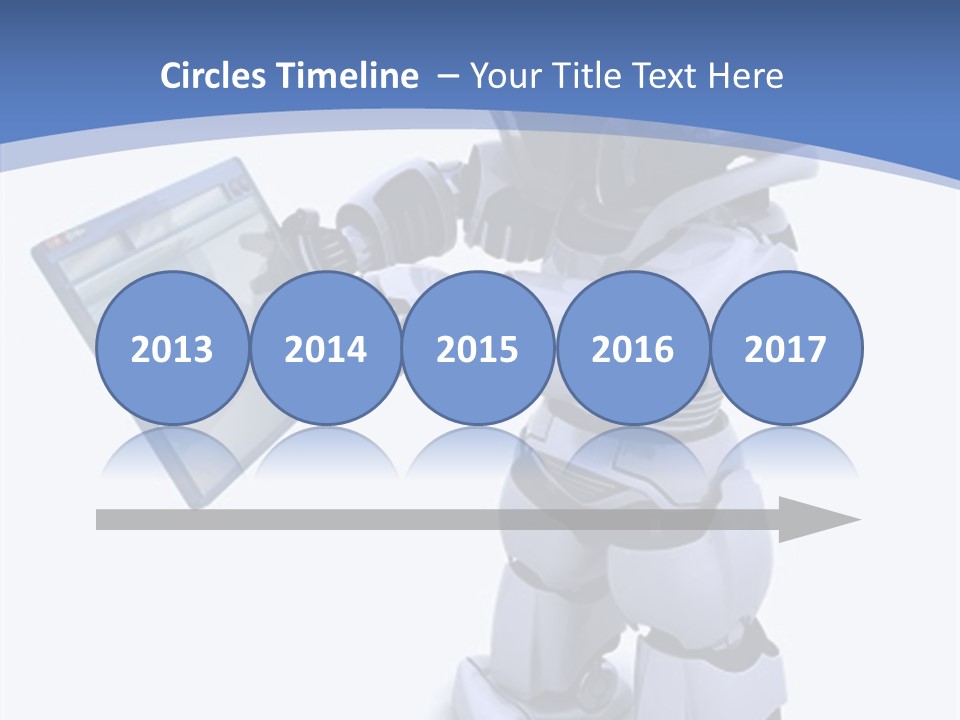 Electronics Navigate Chrome PowerPoint Template