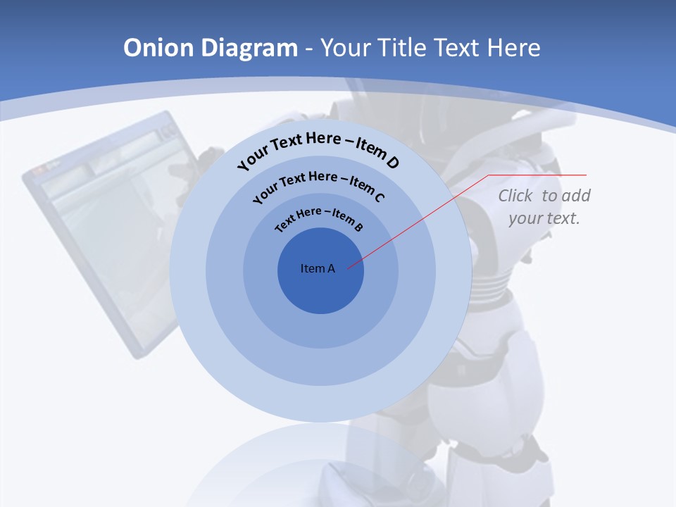 Electronics Navigate Chrome PowerPoint Template