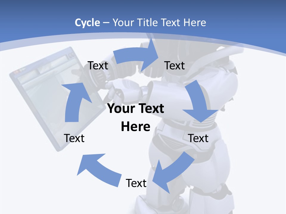Electronics Navigate Chrome PowerPoint Template