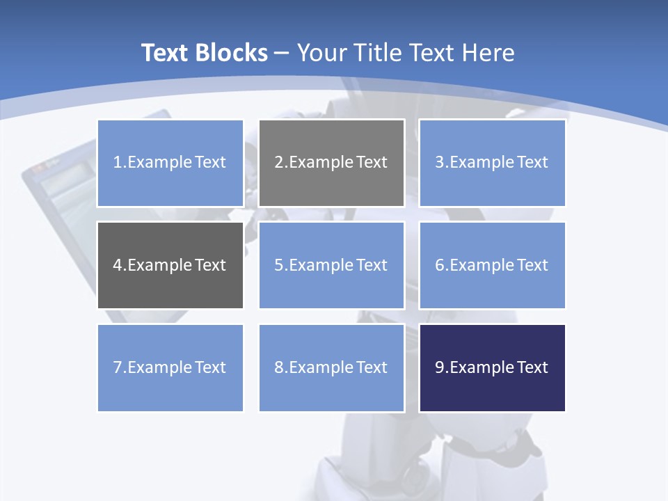 Electronics Navigate Chrome PowerPoint Template