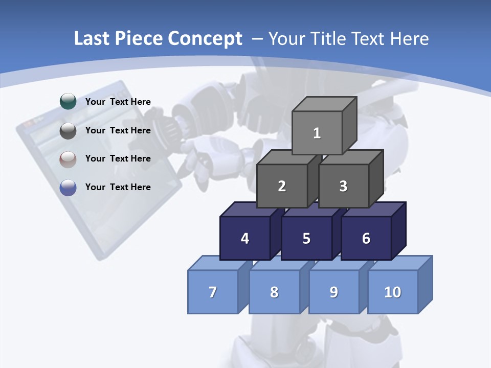 Electronics Navigate Chrome PowerPoint Template