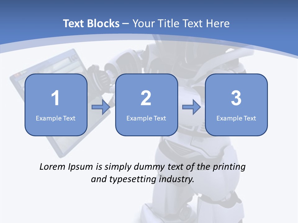 Electronics Navigate Chrome PowerPoint Template