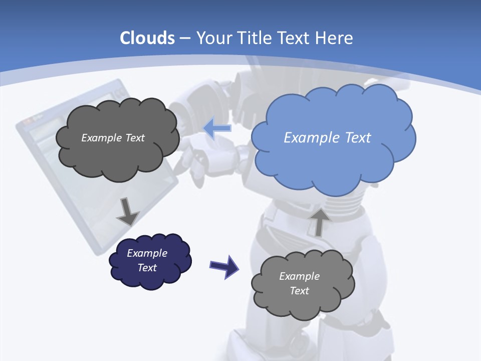 Electronics Navigate Chrome PowerPoint Template