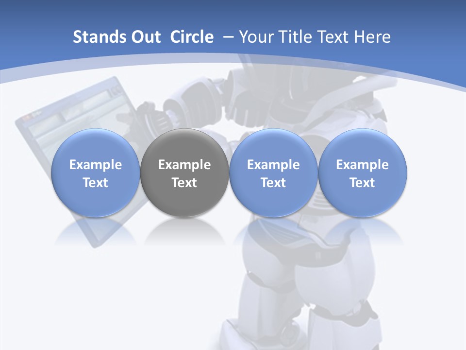 Electronics Navigate Chrome PowerPoint Template