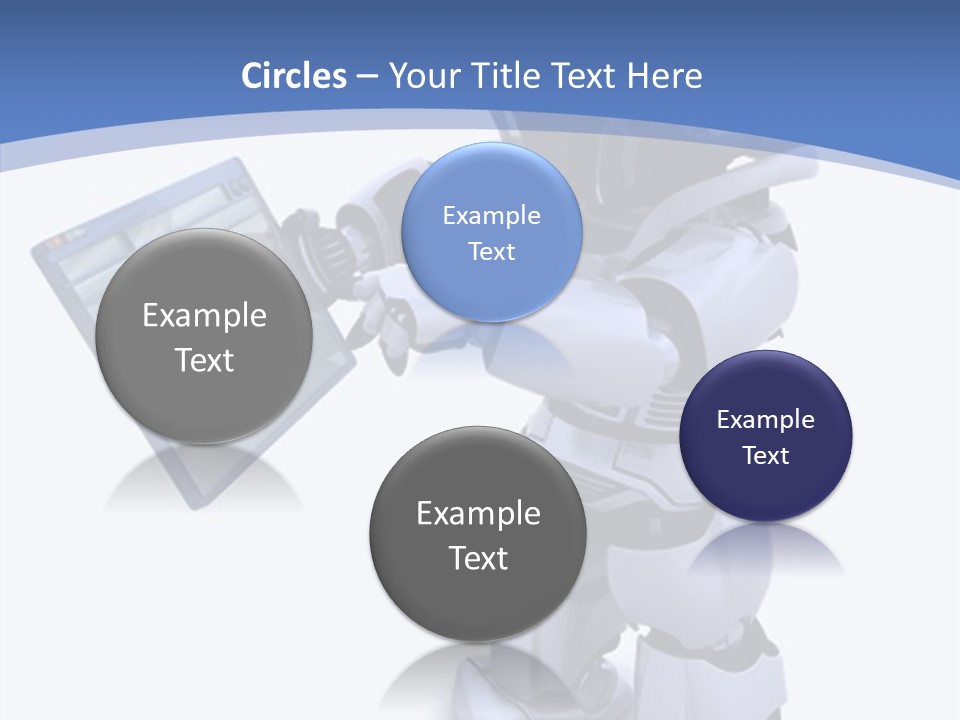 Electronics Navigate Chrome PowerPoint Template