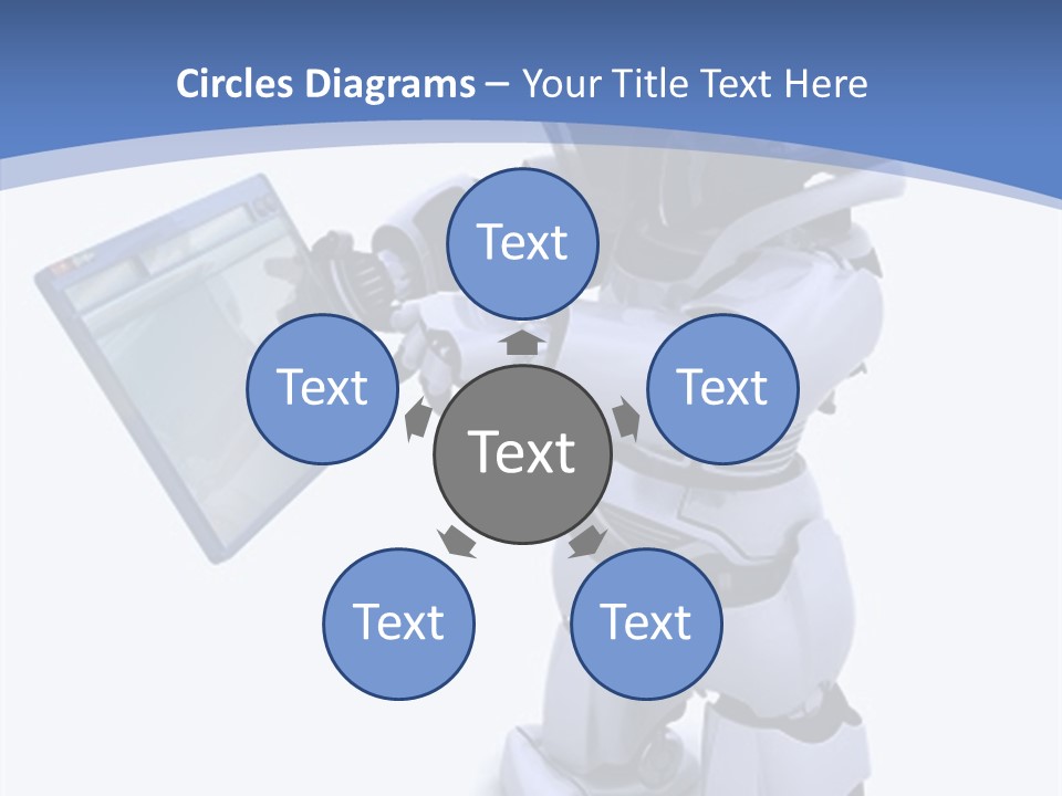 Electronics Navigate Chrome PowerPoint Template
