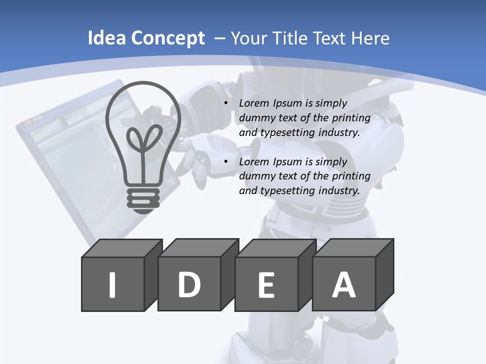 Electronics Navigate Chrome PowerPoint Template