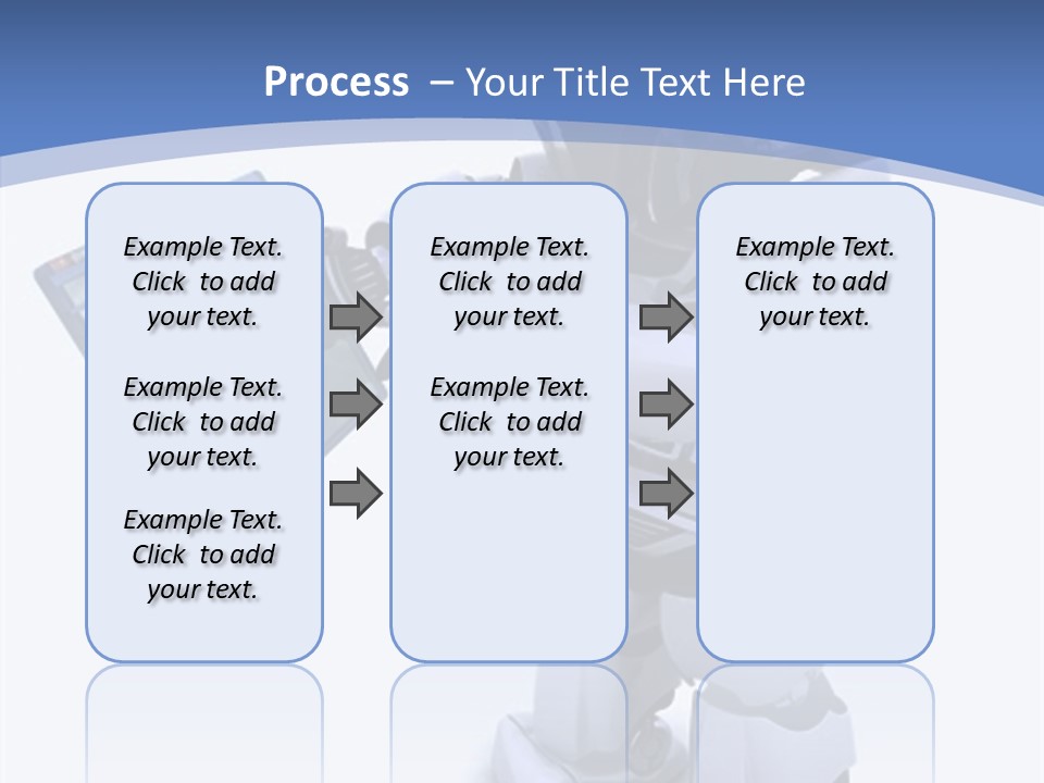 Electronics Navigate Chrome PowerPoint Template