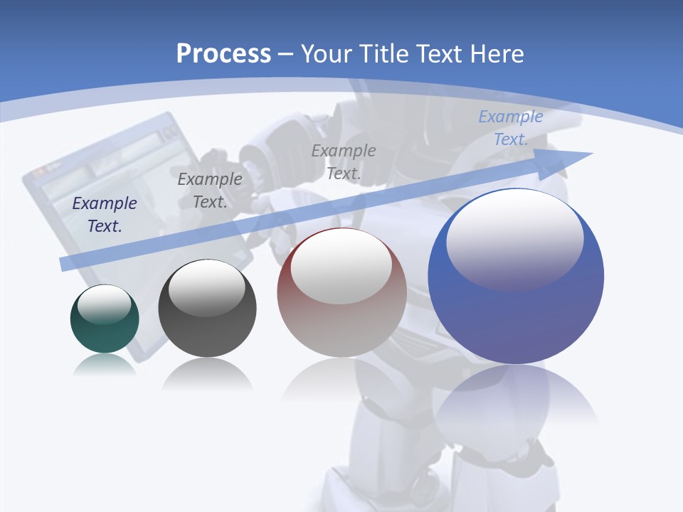 Electronics Navigate Chrome PowerPoint Template