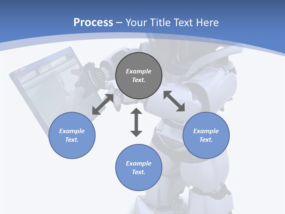 Electronics Navigate Chrome PowerPoint Template
