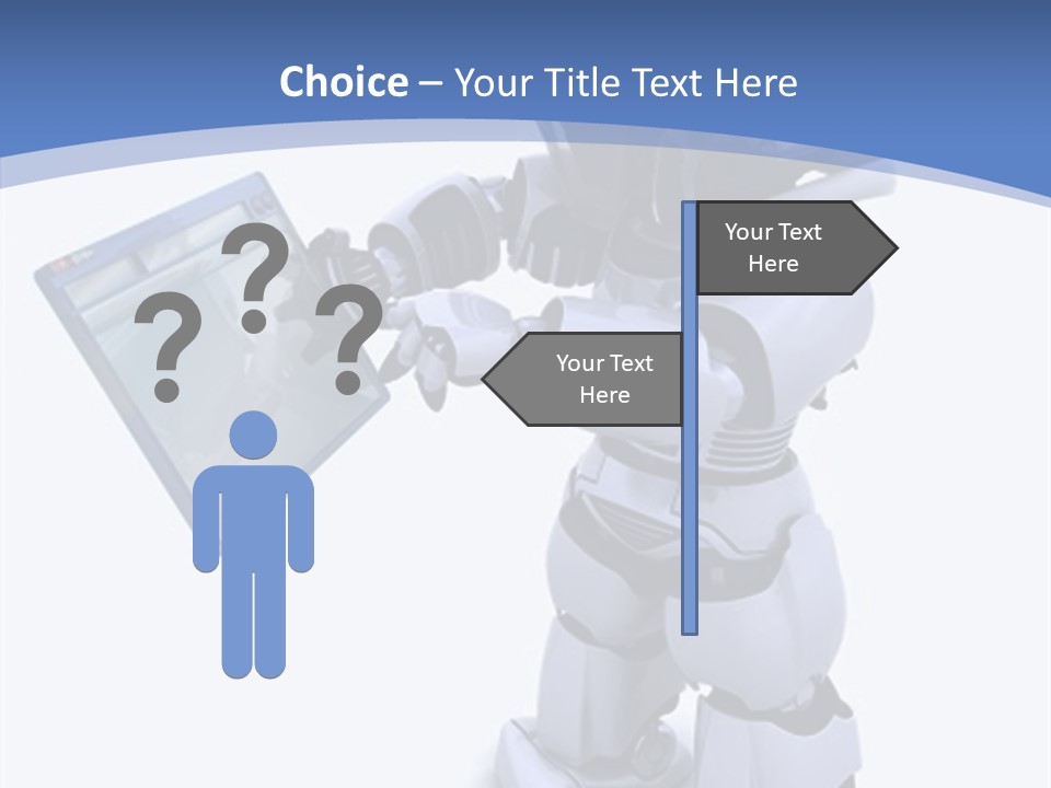 Electronics Navigate Chrome PowerPoint Template