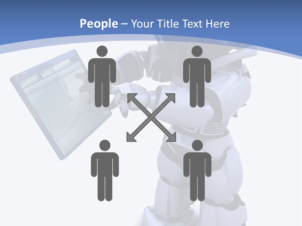 Electronics Navigate Chrome PowerPoint Template