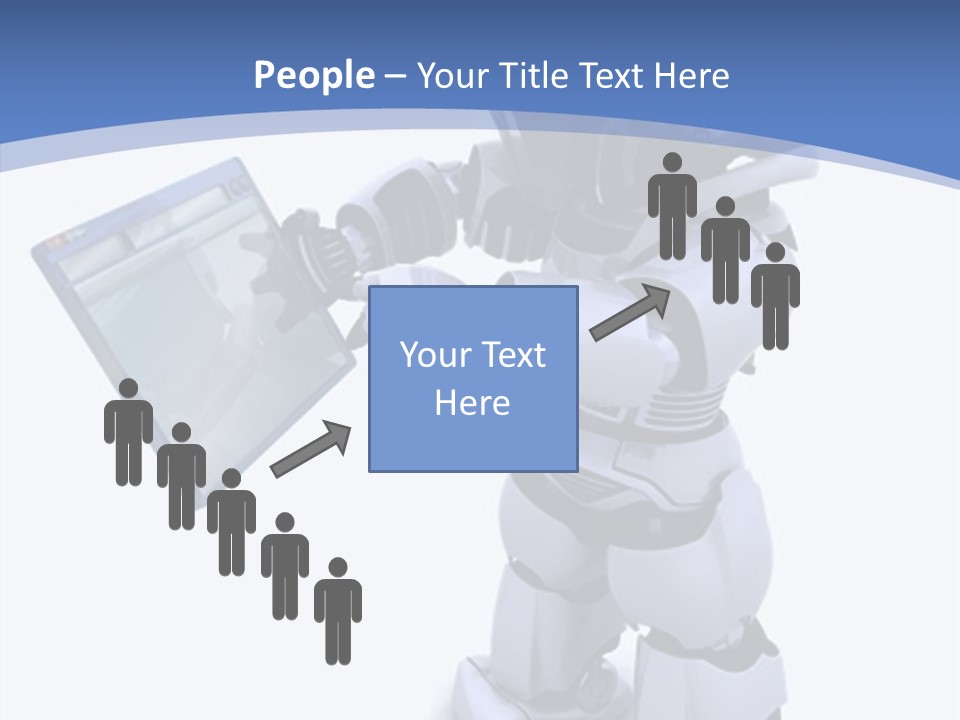 Electronics Navigate Chrome PowerPoint Template