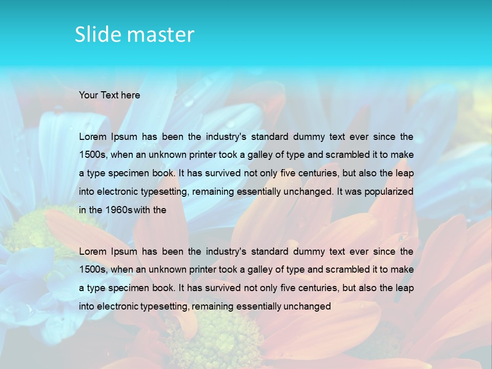 Botanical Bouquet Day PowerPoint Template