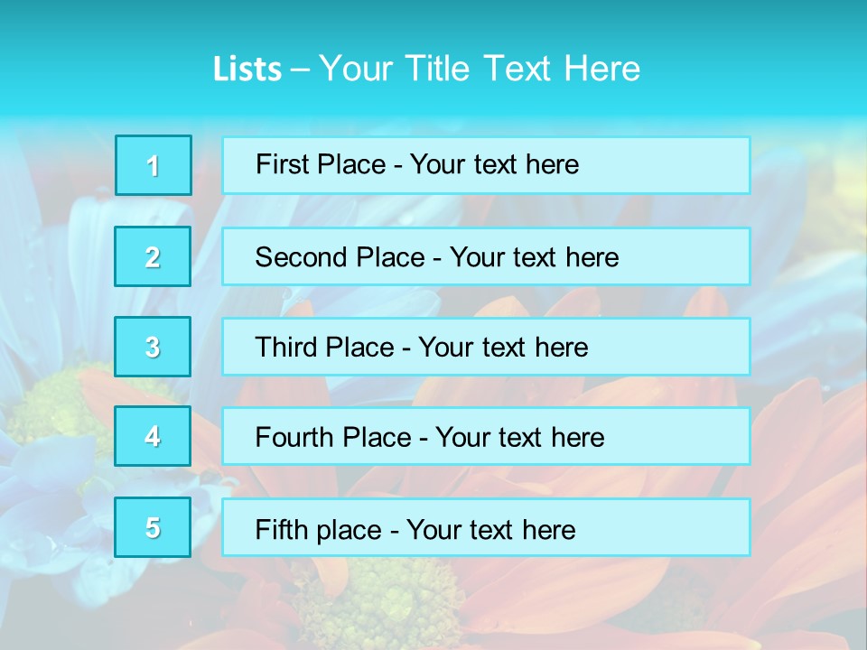 Botanical Bouquet Day PowerPoint Template