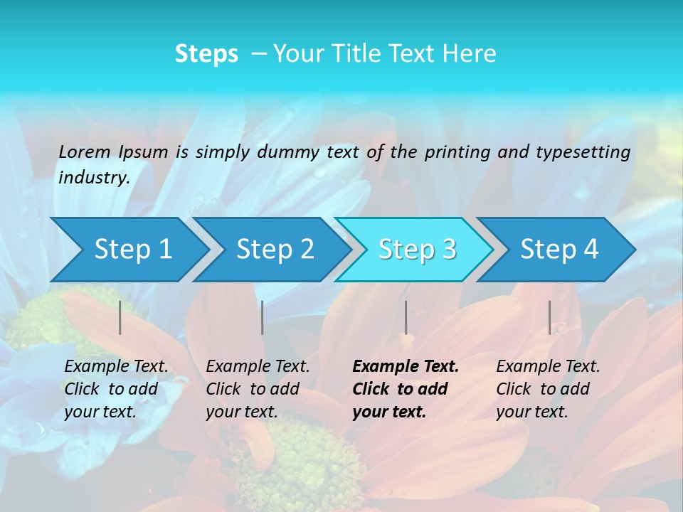 Botanical Bouquet Day PowerPoint Template