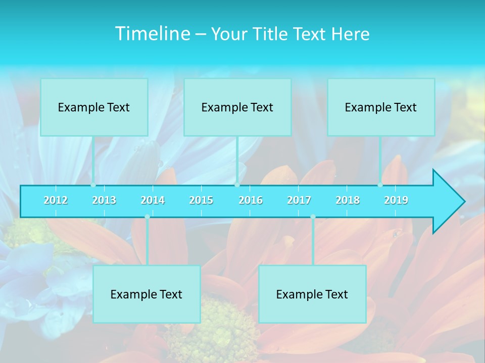 Botanical Bouquet Day PowerPoint Template