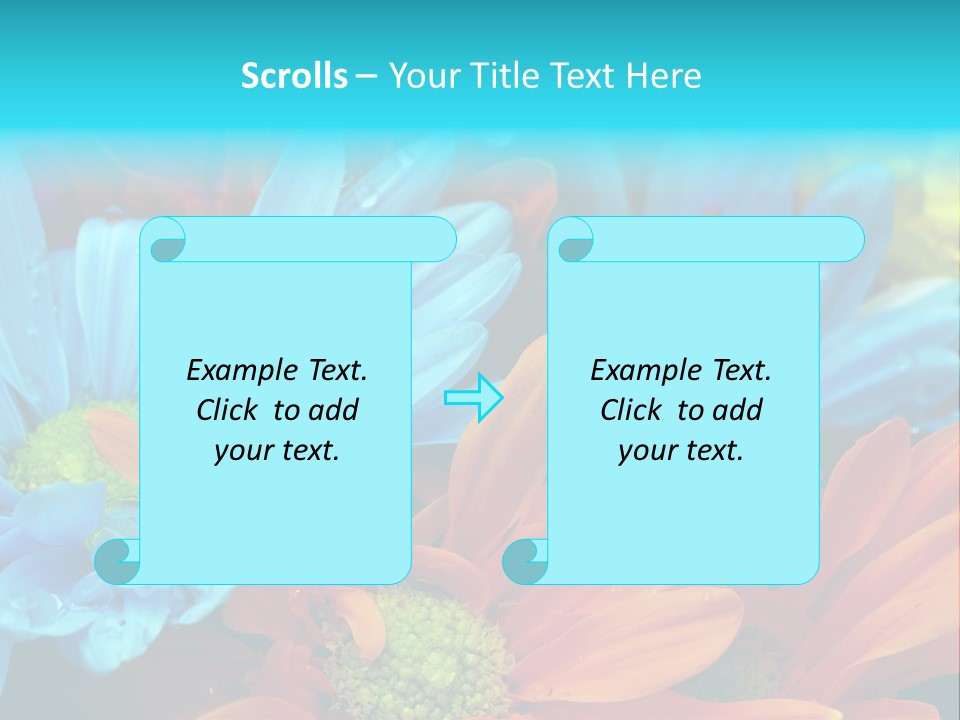 Botanical Bouquet Day PowerPoint Template