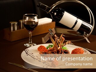 Culinary Dinner Delicious PowerPoint Template