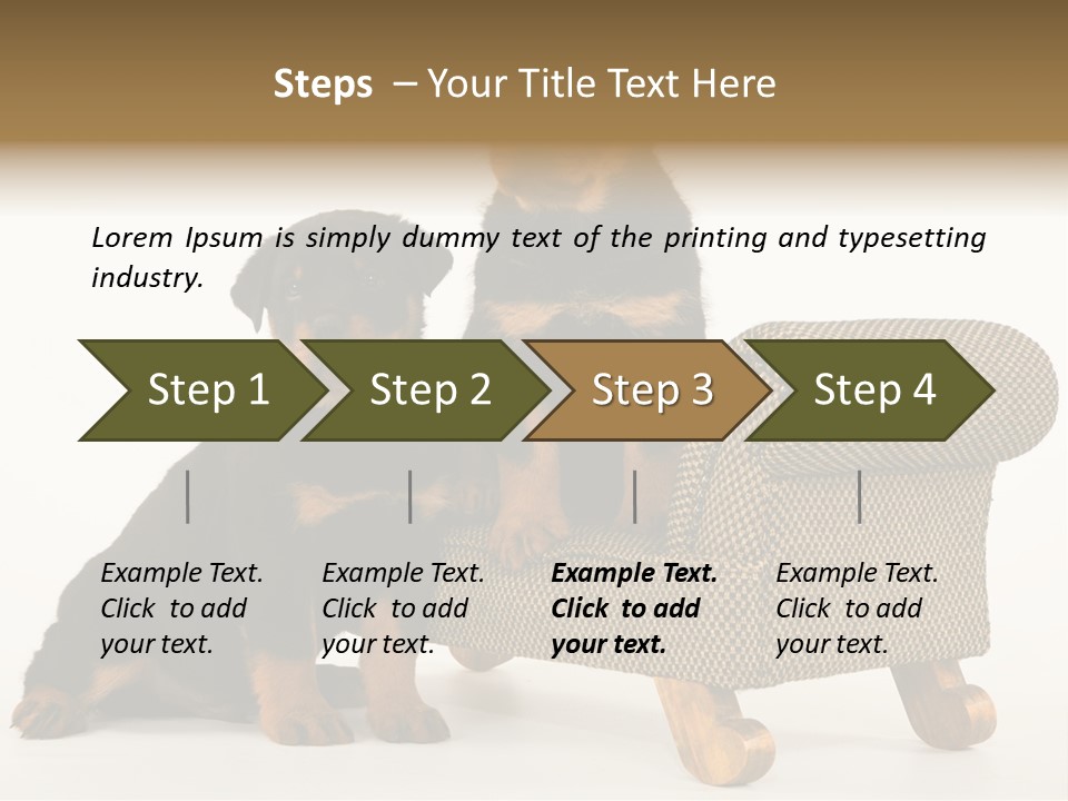 Rott Couch Rottweil Butcher's Dogs PowerPoint Template