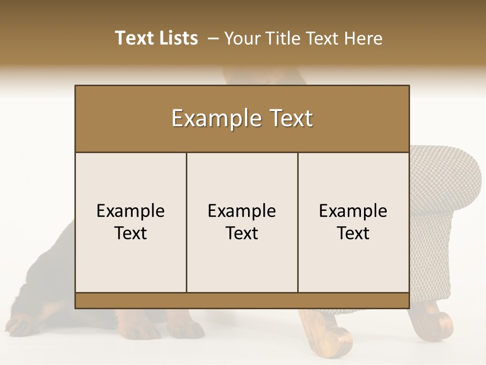 Rott Couch Rottweil Butcher's Dogs PowerPoint Template