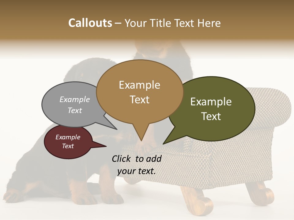 Rott Couch Rottweil Butcher's Dogs PowerPoint Template