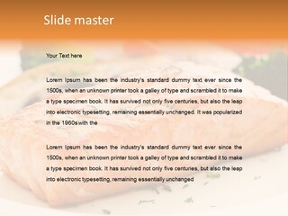 Foodie Steak Closeup PowerPoint Template