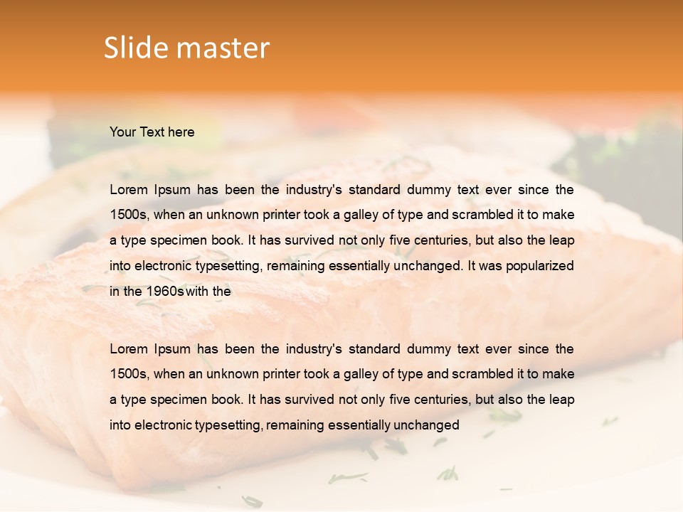 Foodie Steak Closeup PowerPoint Template