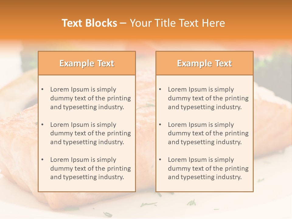 Foodie Steak Closeup PowerPoint Template