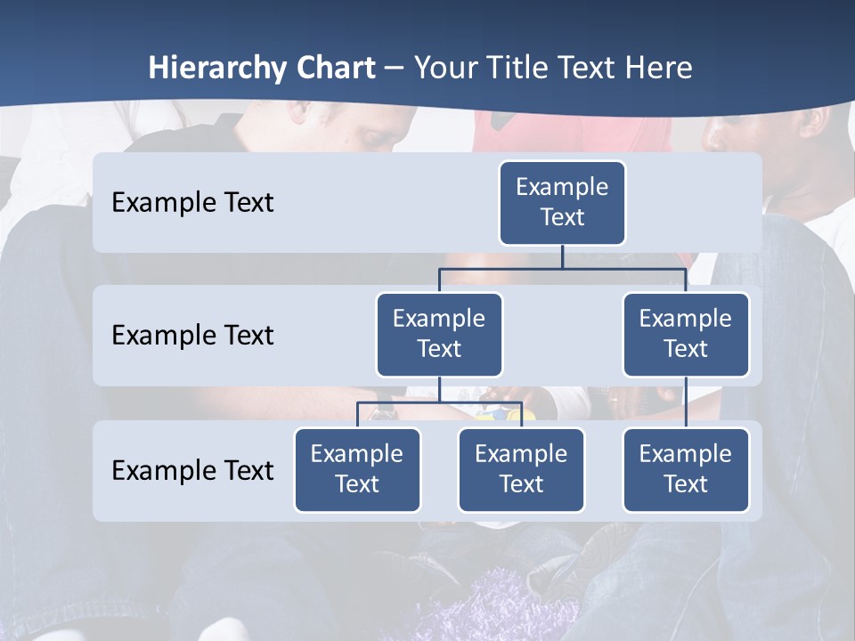Adult Blue Couple PowerPoint Template
