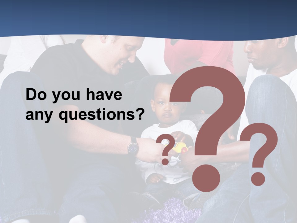 Adult Blue Couple PowerPoint Template