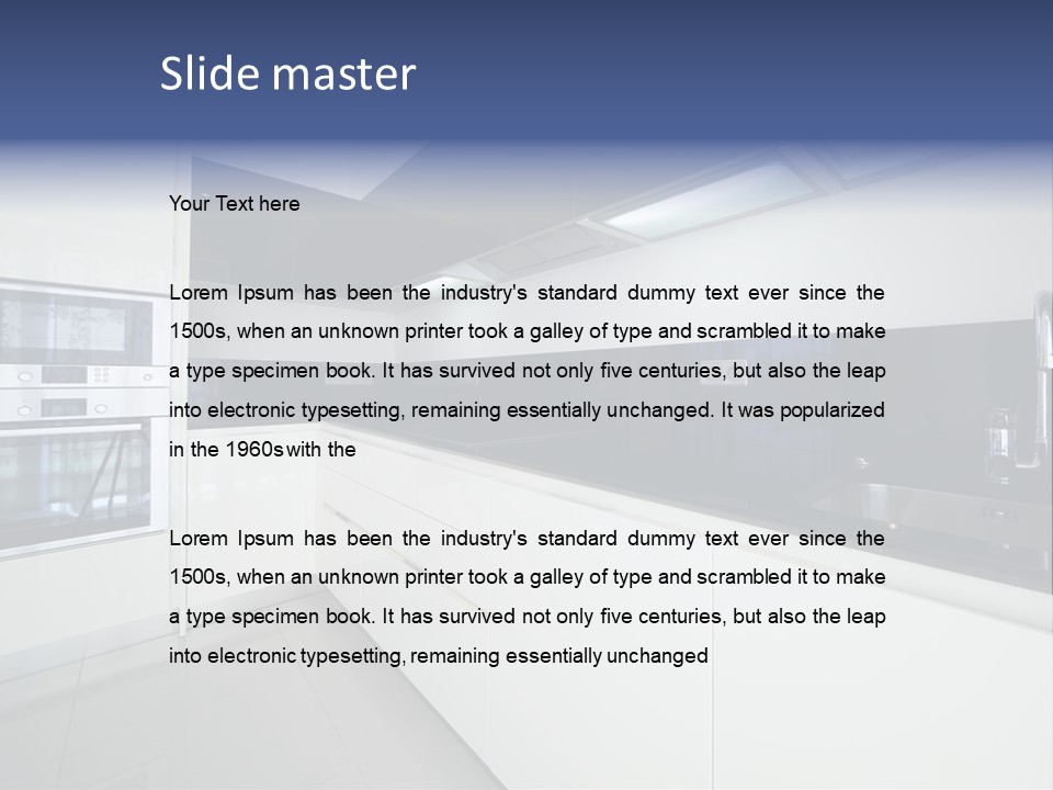 Steel Dish Stone PowerPoint Template