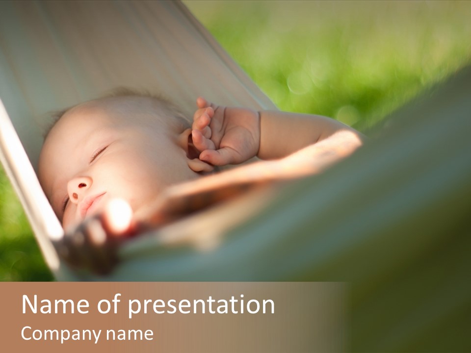 Tropical Bed Dream PowerPoint Template