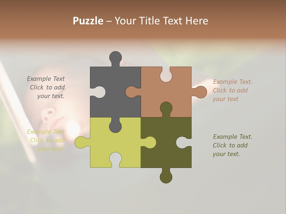 Tropical Bed Dream PowerPoint Template