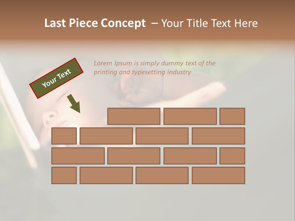 Tropical Bed Dream PowerPoint Template