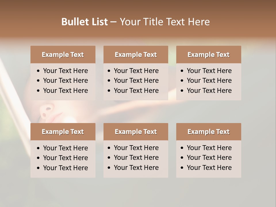 Tropical Bed Dream PowerPoint Template