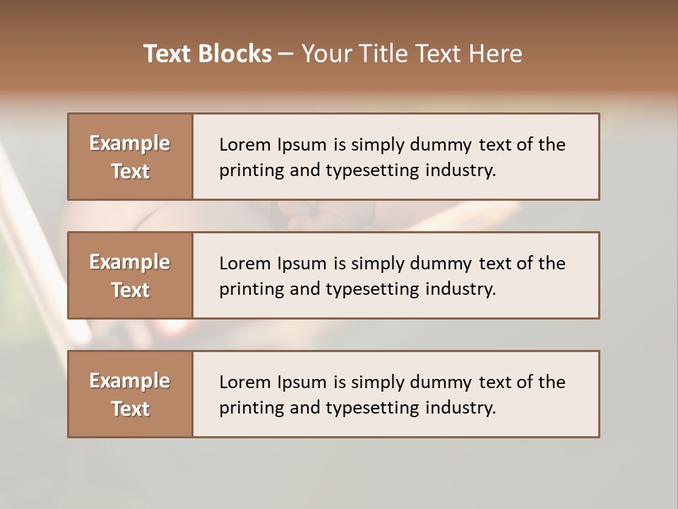 Tropical Bed Dream PowerPoint Template