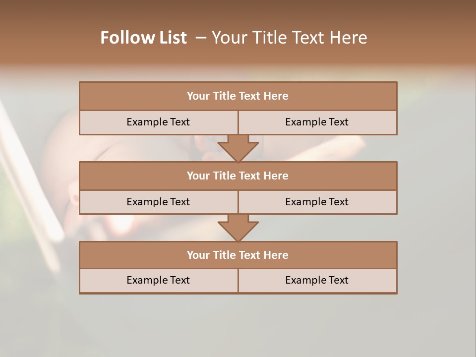 Tropical Bed Dream PowerPoint Template