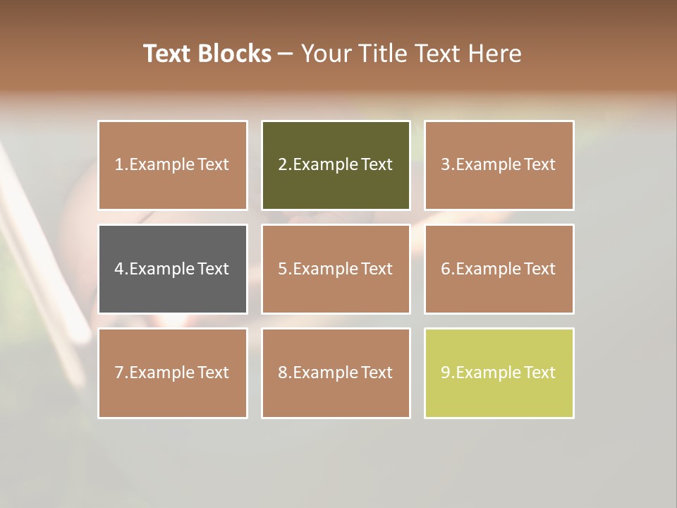 Tropical Bed Dream PowerPoint Template